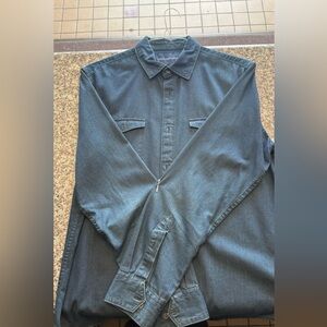 Calvin Klein Jeans Black Denim Blouse